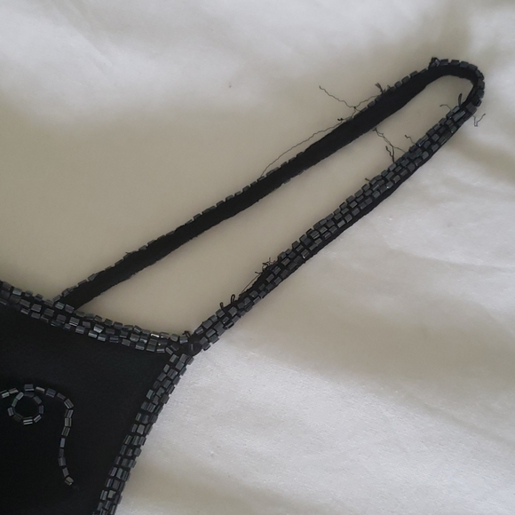 Black beaded formal dress - Picture 5 of 12